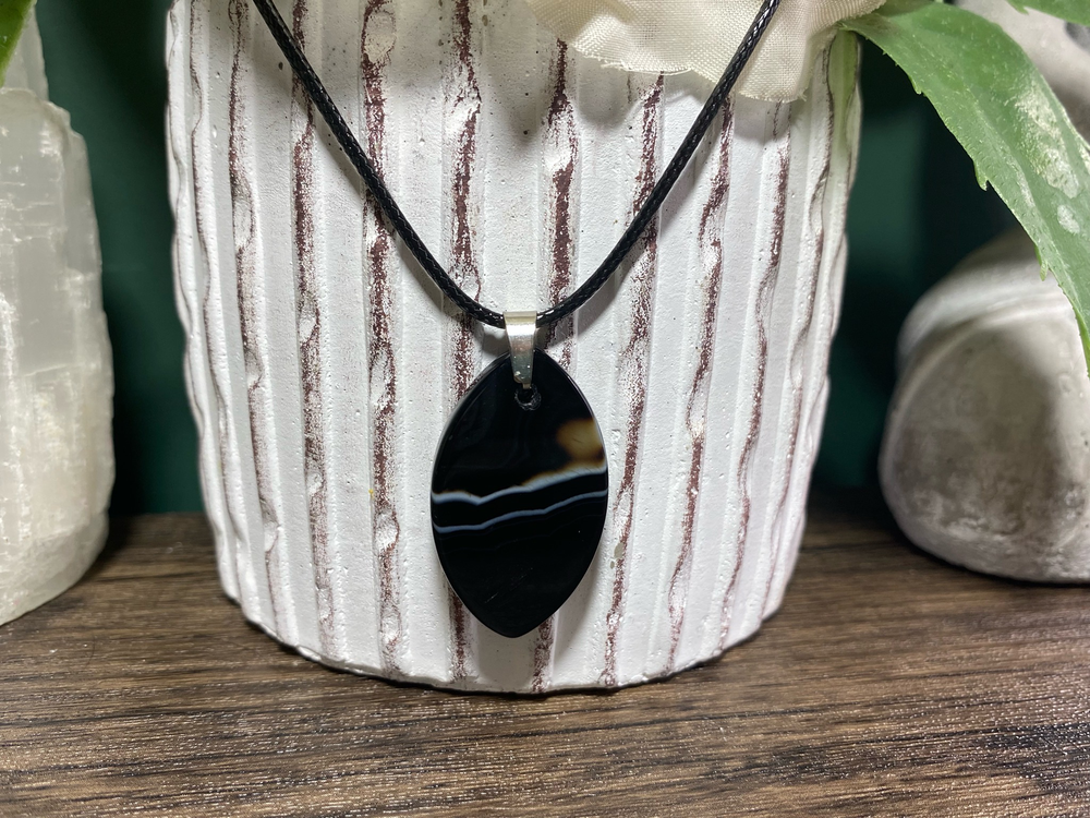 Black Agate Jewelry Set