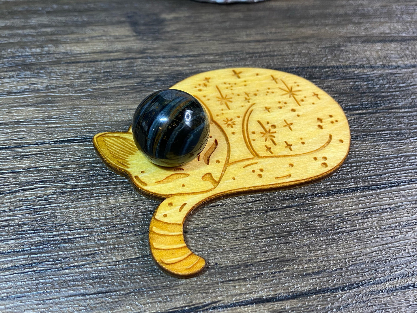 Blue Tigers Eye Mini Sphere