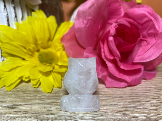 Clear Quartz Owl