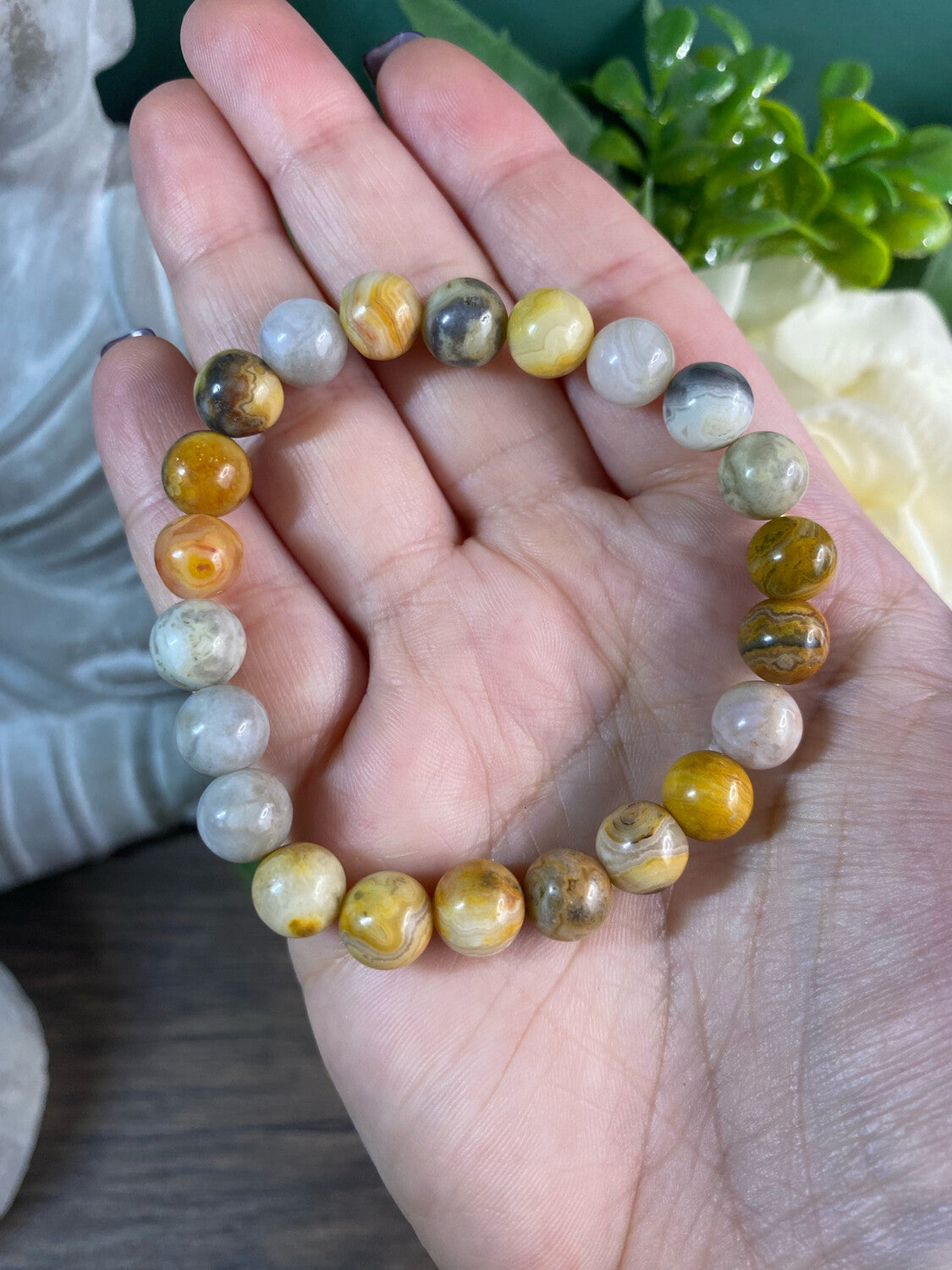 Crazy Lace Agate Bracelet
