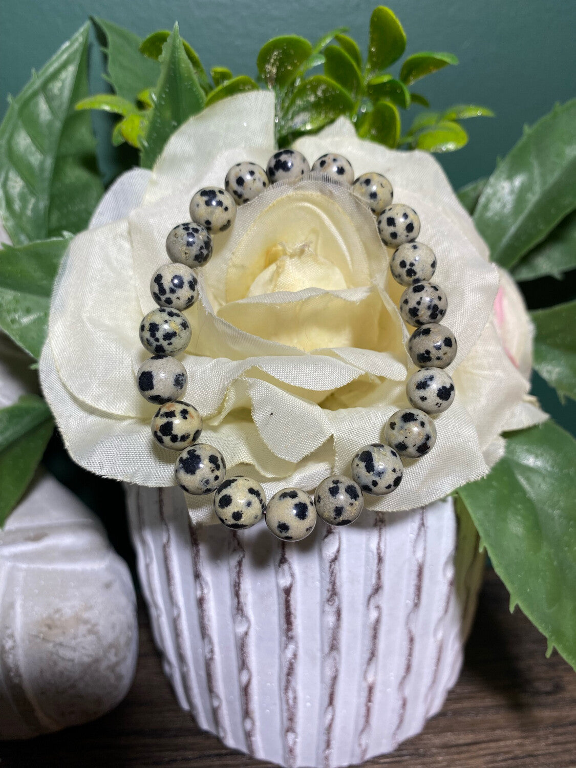 Dalmatian Jasper Bracelet