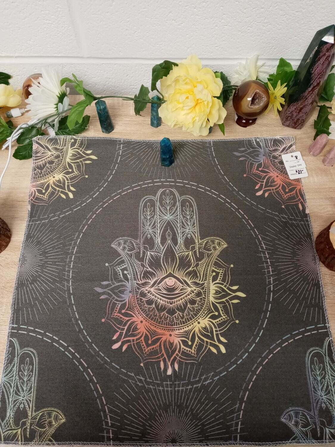 Colorful Hamsa Hand Altar Cloth
