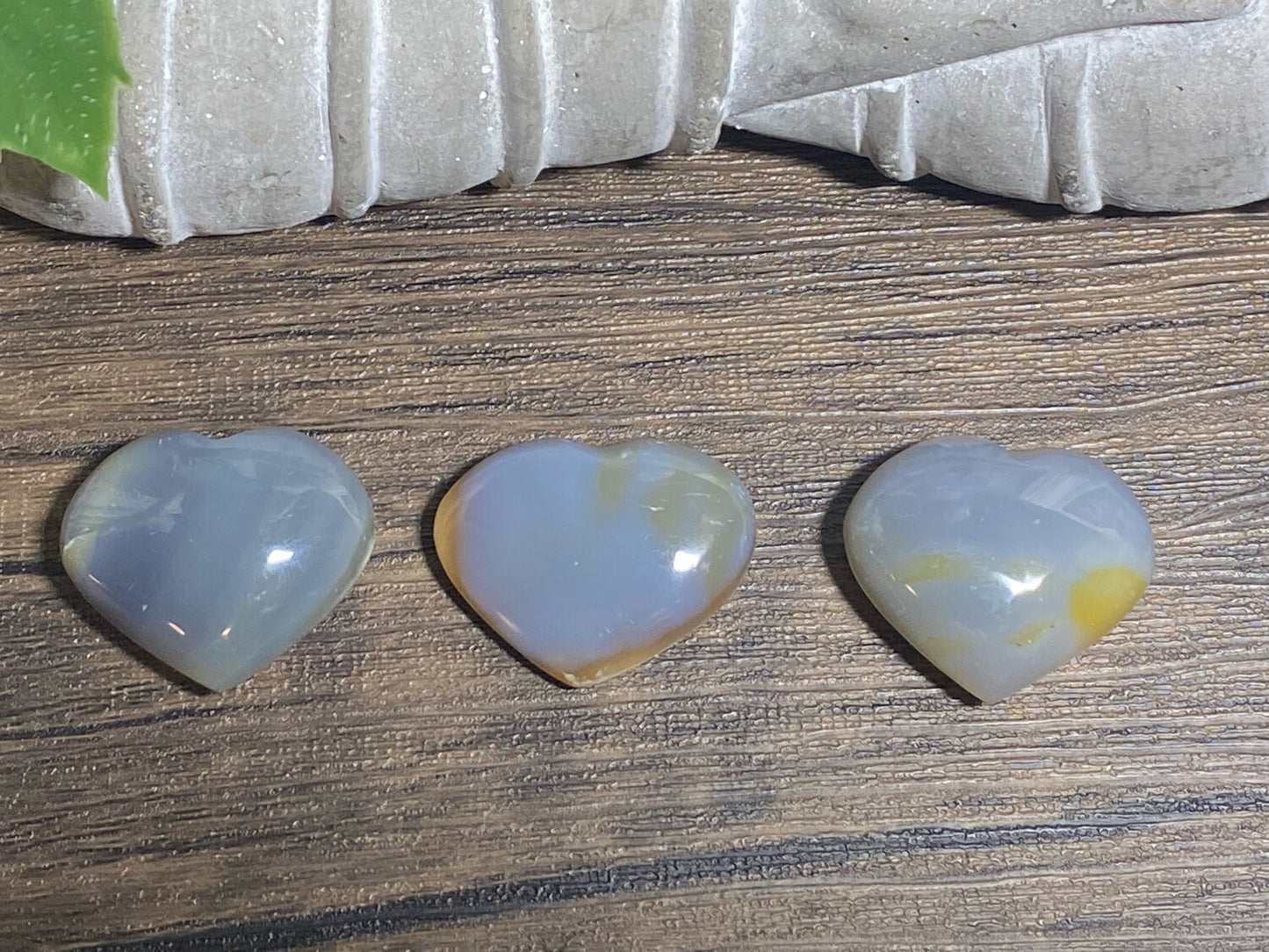 Blue Agate Heart