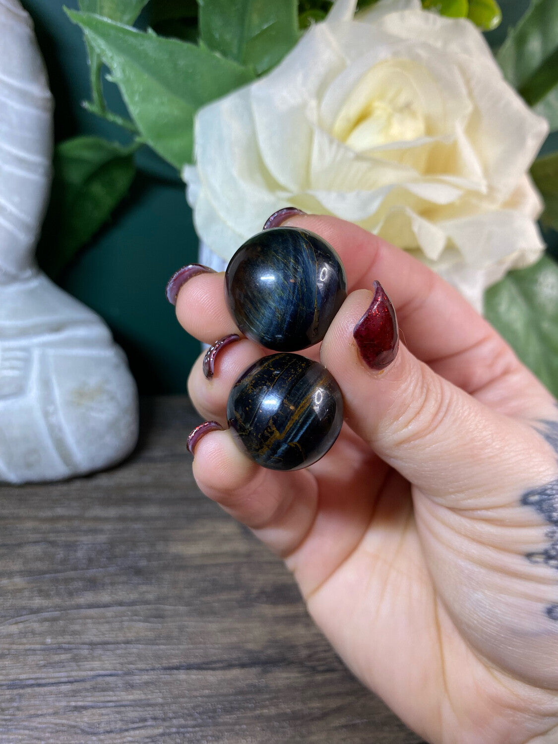 Blue Tigers Eye Mini Sphere