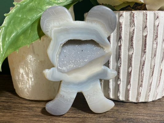Druzy Agate Bear