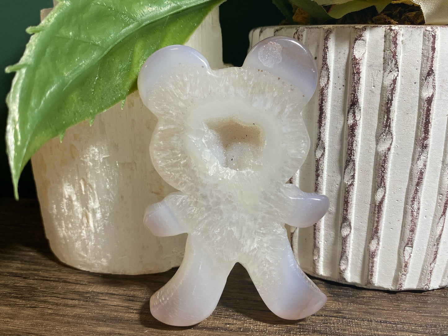 Druzy Agate Bear