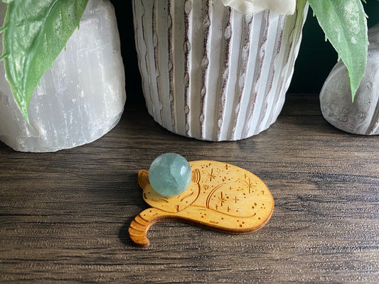 Green Fluorite Sphere